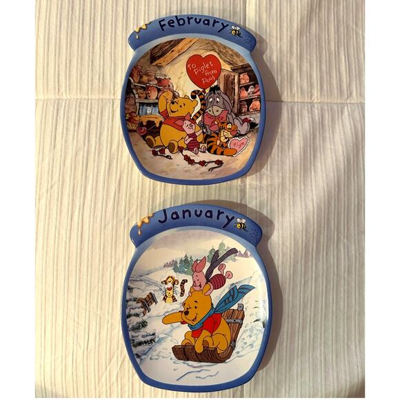 Disney the bradford exchange Winnie the Pooh,Whole Year Through,”January” plate - Picture 5 of 5